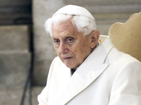 Pope Emeritus Benedict XVI in December 2015.