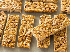 Crunchy Granola Bars. This recipe appears in the cookbook "The Perfect Cookie.