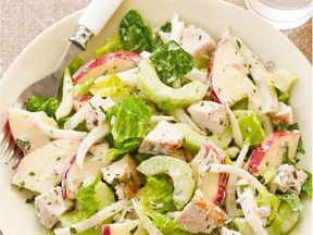 Fennel, Apple and Chicken Chopped Salad . This recipe appears in "The Complete Diabetes Cookbook."