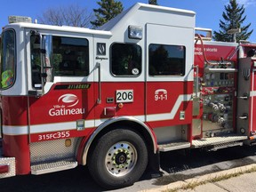 Gatineau fire truck