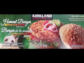 Kirkland veggie burgers.