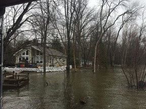 The house on 104 Moorhead Drive that sold before the storm. It was built eight years to more stringent anti-flood regulations.