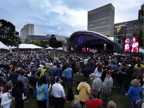 The opening night of the 2011 Ottawa Jazz Festival in Confederation Park