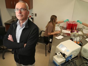 Rob Boyd, director of the Oasis program, which the mass spectrometer used to test street drugs for clients.
