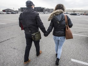 The fugitive Demitri couple fearing reprisals from the Italian Mafia if deported back to Italy, surrendered themselves for arrest by CBSA authorities at the International Centre Tuesday April 16, where they were then released.