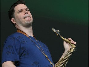 Seamus Blake playing at the 2015 TD Ottawa Jazz Festival at Confederation Park in Ottawa Tuesday June 23, 2015