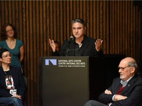 Playwright Kevin Loring is shown in this undated handout photo. The inaugural season of the National Arts Centre's Indigenous Theatre will go forward in a "greatly diminished capacity" this year after $3.5 million of requested federal funding was denied. Award-winning playwright Kevin Loring, the first-ever artistic director of the NAC's Indigenous program, issued a letter on Facebook lamenting a lack of support from Canadian Heritage in the 2019 federal budget.