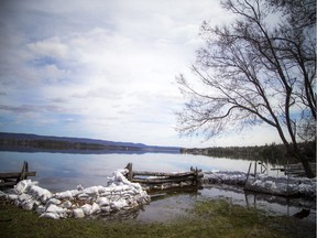 Water levels are dropping.