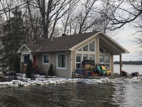 Fitzroy area flooding.  104 Moorhead Drive on Tuesday evening April 30, 2019