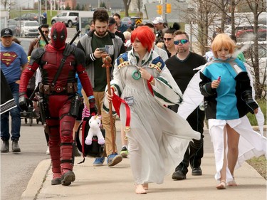 They came in all shapes, sizes and characters for the final day of Ottawa Commicon Sunday at the EY Centre.