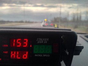 Speeder caught on Limebank 'raceway'.