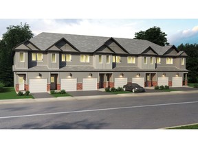 Campanale’s energy-efficient townhouses in Arnprior's Callahan Estates range from 1,423 to 1,528 sq. ft. and in price from $295,505 to $330,000.