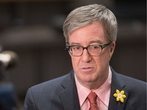 Mayor Jim Watson says cutting four per cent from the city's combined operating and capital budget would mean finding about $150 million in savings and mean 'significant cuts in services and laying off people, plain and simple, because the bulk of our budget is labour costs.'