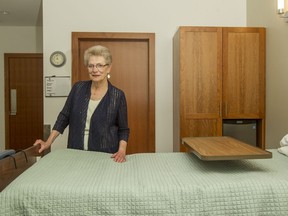 After retiring from nursing in 1996, Inge Kelly became a hospice-care volunteer. She spends at least three days a week at the Ruddy-Shenkman hospice in Kanata, and another day at The Mission's hospice downtown.