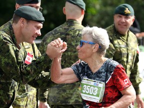 The annual Canada Army Run is designed to bring the Canadian military and the public together in a spirit of camaraderie.