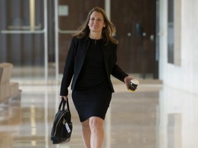 Foreign Affairs Minister Chrystia Freeland walks to a committee hearing in Ottawa, Tuesday May 28, 2019.