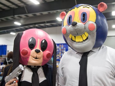 Amanda Yiu and Craig Houghton came dressed as Cha Cha-and Hazel from the Umbrella Academy as the 8th edition of Ottawa Comiccon gets underway at the EY Centre and runs through until Sunday.