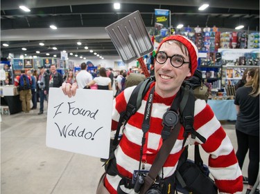 Alain Purney came dressed as Waldo as the 8th edition of Ottawa Comiccon gets underway at the EY Centre and runs through until Sunday.
