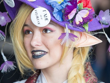 Dressed as Takko from the Adventure Zone, this cosplayer prefers not to use her real name in photos as the 8th edition of Ottawa Comiccon gets underway at the EY Centre and runs through until Sunday.