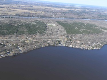 Constance Bay - Aerial view of the flooding in the National Capital region, April 29, 2019.