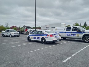 File photo: On Wednesday May 29 2019, the Ottawa Police Traffic Services Unit, along with Ontario Ministry of Transportation officers, conducted a Commercial Motor Vehicle Safety Blitz in the west end of Ottawa.
