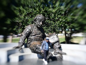 The Albert Einstein Memoriall in Washington.