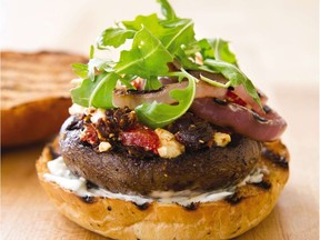Grilled Portobello Burger . This recipe appears in the cookbook "Vegetables Illustrated."