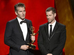 After receiving praise and critical acclaim years ago for Game of Thrones, David Benioff, left, and D.B. Weiss are now the subject of a social media firestorm, with fans accusing them of ruining the fantasy show.