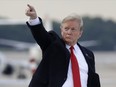 President Donald Trump boards Air Force One for a trip to a Montoursville, Pa., for a campaign rally, Monday, May 20, 2019, at Andrews Air Force Base, Md.