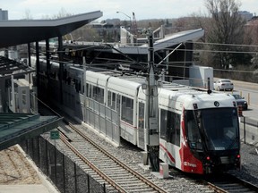 LRT near the University of Ottawa in Ottawa Tuesday May 7, 2019.  Tony Caldwell