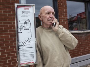 Brian Tinkess uses OC Transpo a lot. He often finds himself on hold for prolonged periods when using the info line.