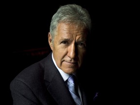 Jeopardy host Alex Trebek poses for a photograph in Toronto on Tuesday, June 11, 2013. Canadian "Jeopardy!" host Trebek will be in Ottawa today for the official opening of the new headquarters of The Royal Canadian Geographical Society.