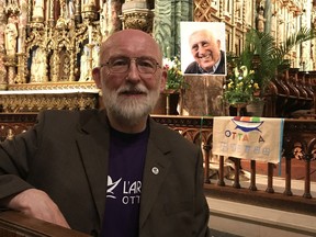 John Rietschlin, chairman of L'Arche Canada, said Jean Vanier taught the world about the need for inclusion of people with special needs. Vanier, who died May 7, was remembered by a mass in his honour Saturday at Notre Dame Basilica in Ottawa.  Blair Crawford/Postmedia