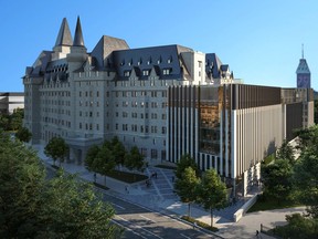 New Chateau Laurier renderings as of Thursday May 23, 2019.  (Source: https://app01.ottawa.ca/postingplans/appDetails.jsf?lang=en&appId=__0FUWSI)