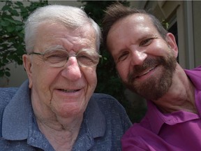 Frank Guly, at left, with his son Chris.