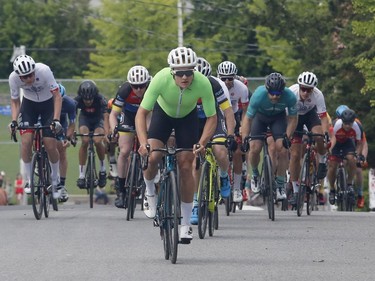 Cyclists take part in The Preston Street Criterium bike race as part of the Ottawa Italian Festival on Sunday, June 16, 2019.  (Patrick Doyle)  ORG XMIT: 0617 criterium 08