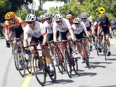 Cyclists take part in The Preston Street Criterium bike race as part of the Ottawa Italian Festival on Sunday, June 16, 2019.  (Patrick Doyle)  ORG XMIT: 0617 criterium 09