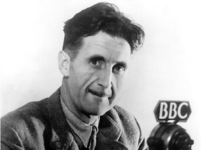 Writer and journalist George Orwell, around 1945.  BBC