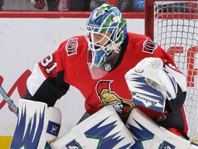 Ottawa Senators goaltender Anders Nilsson.