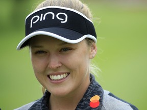 Brooke Henderson of Smiths Falls has good reason to smile after winning the Meijer LPGA Classic in Michigan for her ninth LPGA Tour victory, all since 2015.