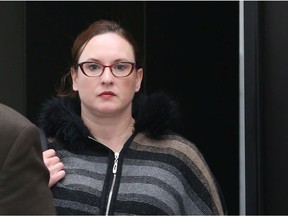 Rebecca Reid leaves the Elgin Street courthouse on Wednesday, June 05, 2019. She pleaded guilty to criminal harassment and uttering threats against MPP Lisa MacLeod.