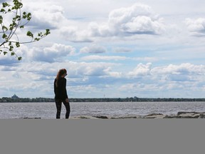 It was a beautiful day to walk on the Britannia Beach break wall, June 21, 2019