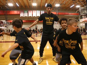 Danny Green, a player with the NBA-champion Toronto Raptors, was in Ottawa for two sessions of the Danny Green Skills Clinic for boys and girls 8-16 at the University of Ottawa, June 25, 2019