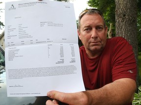 Matt Clay is upset because last Saturday, his mother Doreen was charged $1,200 then $400 more, for a tow on her disabled car from Carp to woodroffe avenue area.