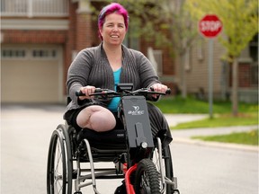 Marcie Stevens wants to get out in the fresh air with her children and likes the feel of moving again with the help of mobility aids from The Good Access.