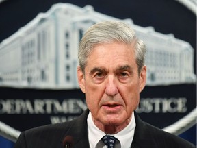 (FILES) In this file photo taken on May 29, 2019 Special Counsel Robert Mueller speaks on the investigation into Russian interference in the 2016 Presidential election, at the US Justice Department in Washington, DC. - US Special Counsel Robert Mueller has agreed to testify on July 17 on his report into Russian interference in the 2016 presidential election, the House Judiciary and Intelligence Committees said late June 25, 2019.