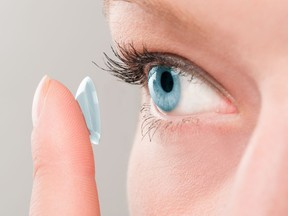 Visit your optometrist to determine what brand, size, shape and power of contact lens will best suit your eyes and needs.
