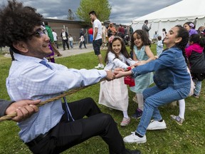 A tug-of-war was one of the games people enjoyed at the Abraar School in Ottawa to celebrate Eid al-Fitr, the end of Ramadan. The event was being hosted by the Muslim Association of Canada. June 4, 2019.