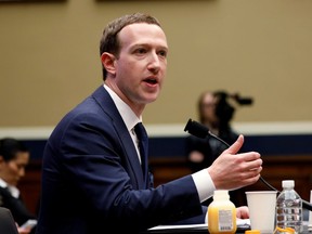 Facebook CEO Mark Zuckerberg testifies before a House Energy and Commerce Committee hearing regarding the company’s use and protection of user data on Capitol Hill in Washington, U.S., April 11, 2018. R