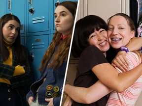 Booksmart's Molly and Amy; Pen15's Maya and Anna.